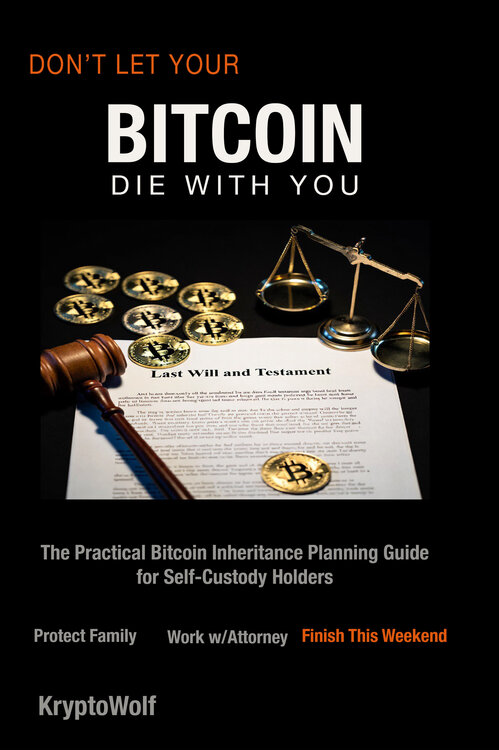 Don't Let Your Bitcoin Die With You book cover