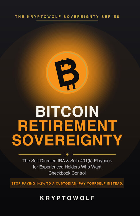 Bitcoin Retirement Sovereignty book cover