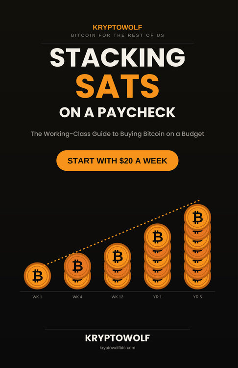 Stacking Sats on a Paycheck book cover